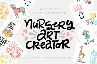 Nursery Art Creator - DIY pack