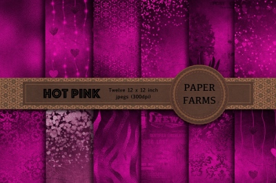 Pink vintage glam digital paper 