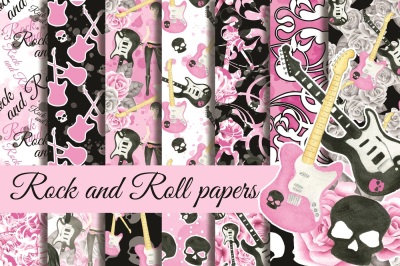 Rock and roll digital paper