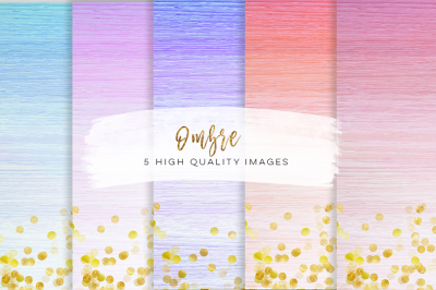 Watercolour ombre paper, Printable, Pastel and Gold, Watercolor Wood paper, Ombre Watercolor Digital Paper, 12x12, instant download