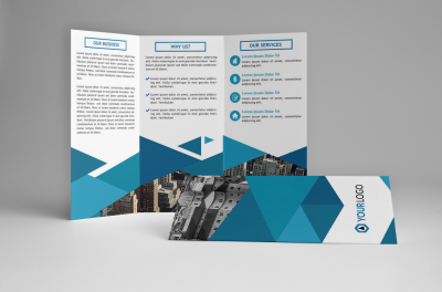 Business Triangle Trifold