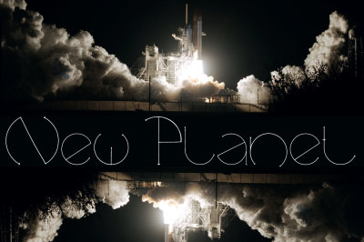 New Planet, a display font