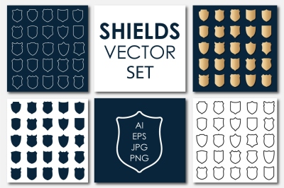 Vector Shields Big Set #2
