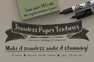 Seamless Paper Textures Vol. 5