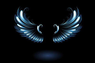 Glowing Angel Wings