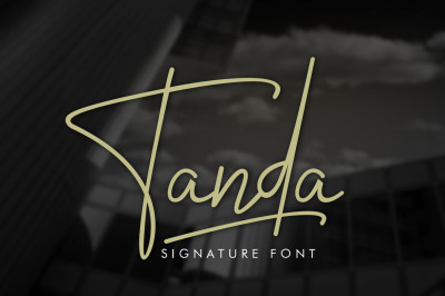 Tanda Signature Font