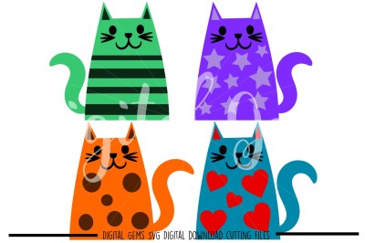 Cat SVG / PNG / EPS / DXF Files 