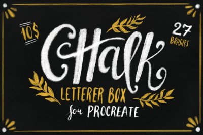 Chalk Letterer Box for Procreate
