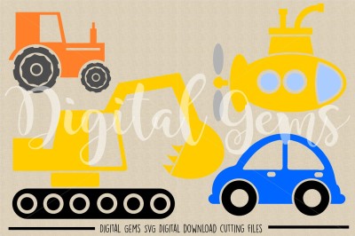 Vehicle SVG / DXF / EPS / PNG Files