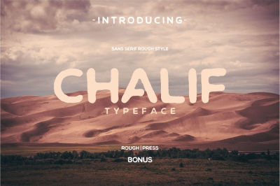 Chalif Typeface + Bonus