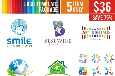 Package, Custom & Service Logo Design 02