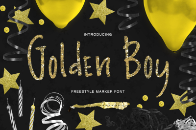 Golden Boy - Marker Font