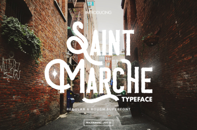 Saint Marche Typeface
