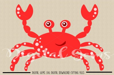 Crab SVG / DXF / EPS / PNG Files