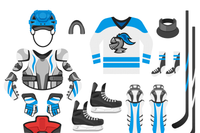 Hockey equipment (two colors)
