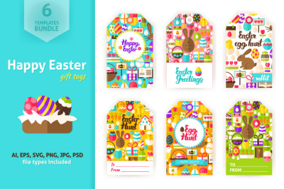 Happy Easter Gift Tags