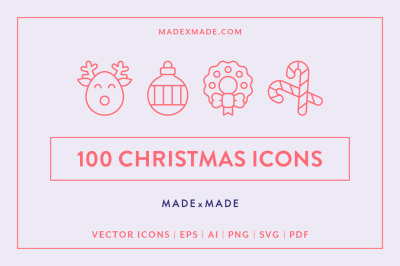 Line Icons &ndash; Christmas