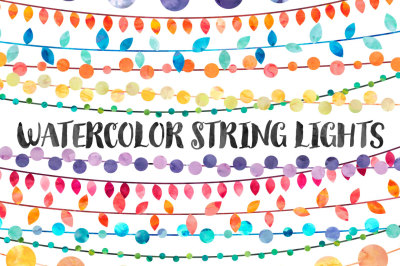 Watercolor String Lights