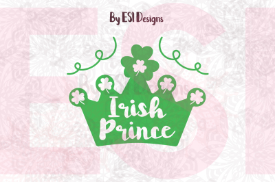 Irish Prince - St Patrick's Day - SCG, DXF, EPS & PNG
