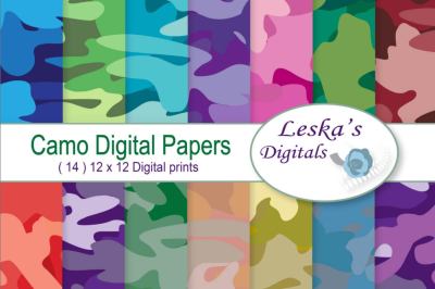 Camouflage - Camo Digital Paper