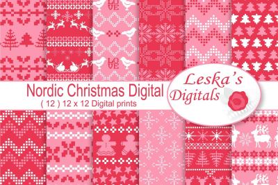 Nordic Christmas Digital Paper