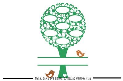 Family Tree SVG / DXF / EPS / PNG Files