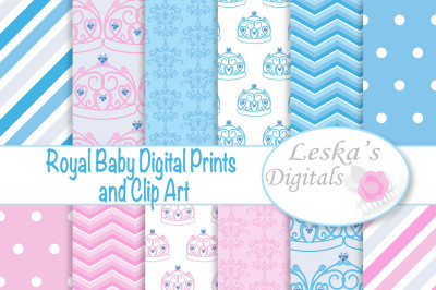 Royal Baby Digital Paper