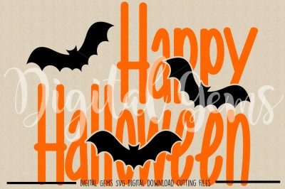 Happy Halloween SVG / DXF / EPS / PNG Files