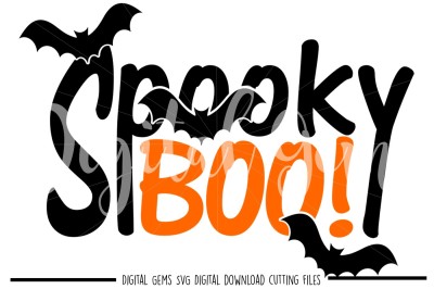 Spooky Boo SVG / DXF / EPS / PNG Files