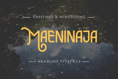 Maeninaja Typeface