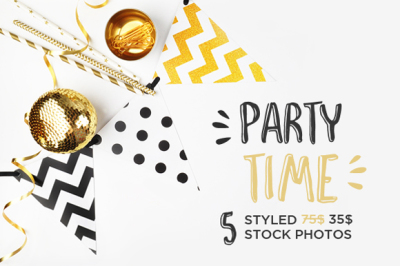 Party styled stock photography