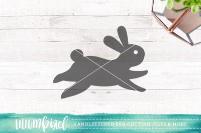  Hopping Bunny / SVG PNG DXF