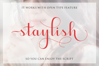 Staylish Script Upright