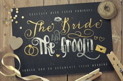Just Married Wedding font