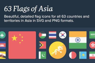 The Flags of Asia