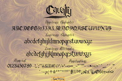 Cavalry Blackletter