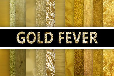 Gold Fever - Gold Digital Paper Textures
