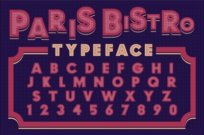 Paris Bistro Typeface