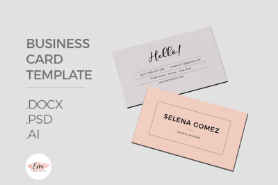 Elegant  business card template 