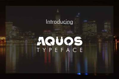 Aquos Typeface