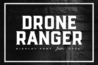 Drone Ranger Display Font