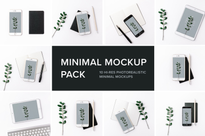 Minimal Mockup Pack Photorealistic