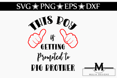 Promoted To Big Brother SVG