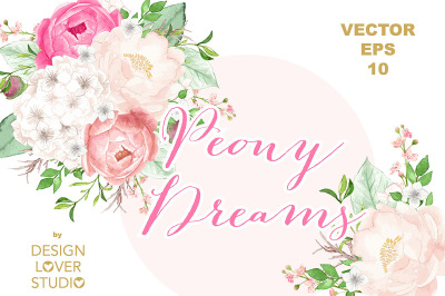 Vector Peony Dreams