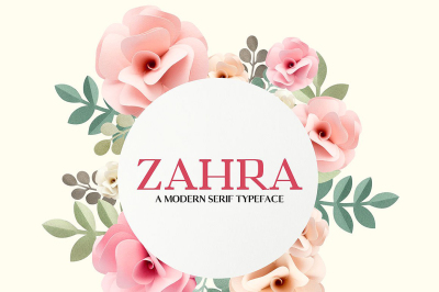 Zahra Serif 4 Font Family Pack