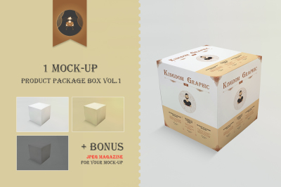 Mock-Up Product Package Box Vol.1