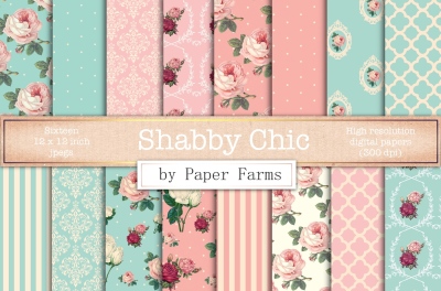 Shabby chic digital paper