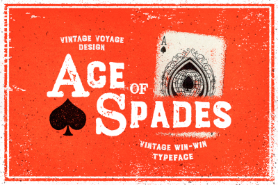Ace of Spades • Win-Win Typeface