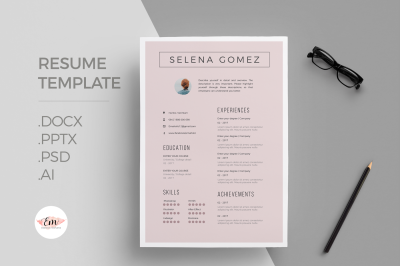 Elegant CV and Cover Letter template
