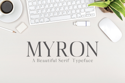 Myron Serif Typeface